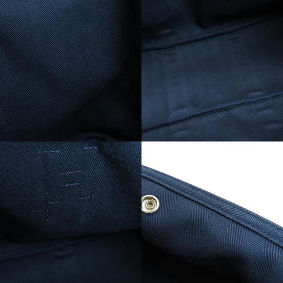 Hermes Valparaiso MM Silver Hardware Handbag Toile Chevron - Picture 4 of 9